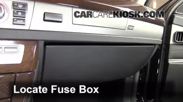 2007 BMW 750Li 4.8L V8 Fusible (intérieur) Remplacement